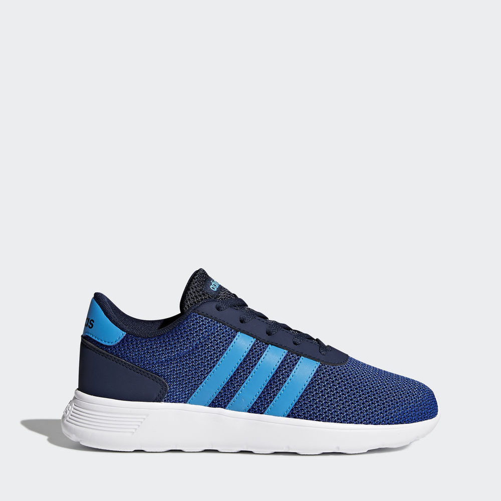 Adidas Lite Racer - παπουτσια για τρεξιμο για αγορια - Σκουρο Μπλε/Μπλε/Μπλε Ρουά,Μέγεθος: EU 27 – 3